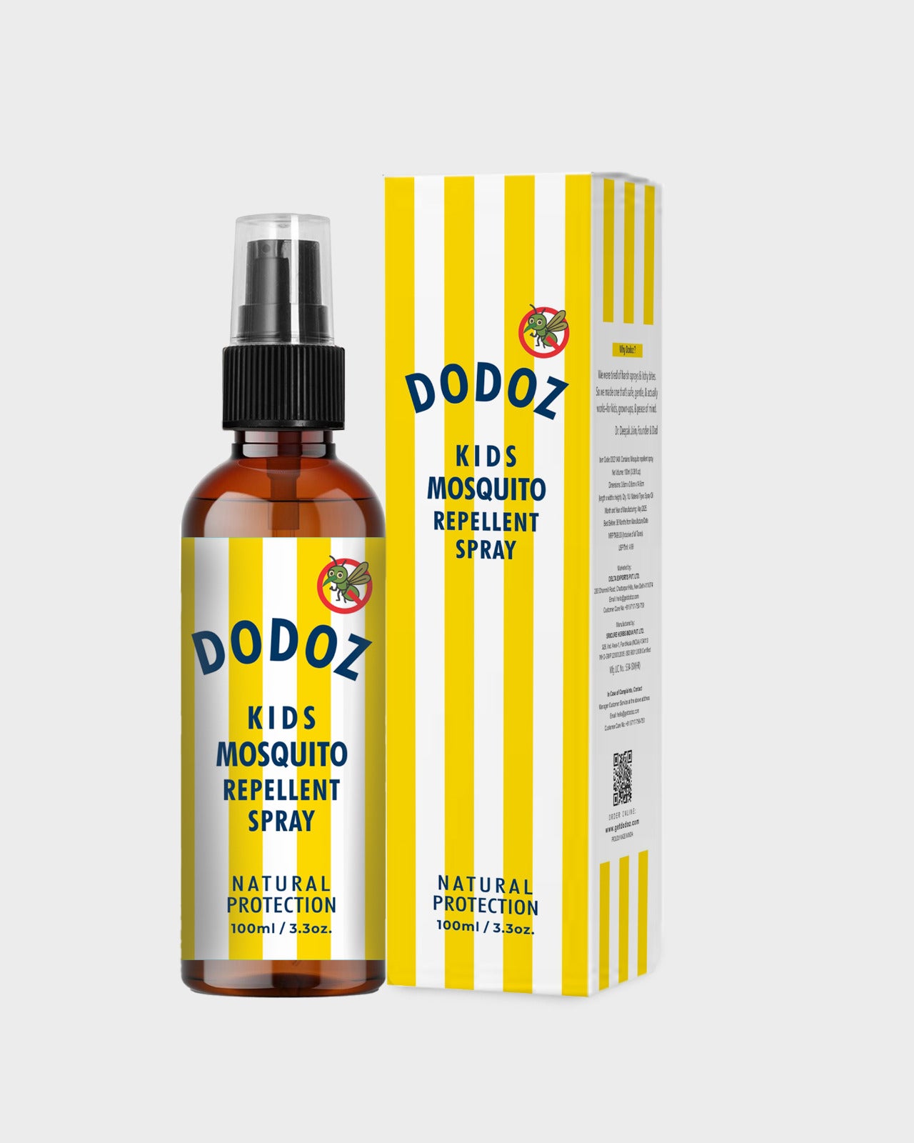 Dodoz Anti-Mosquito Body Spray – Kid-Friendly Formula Combo