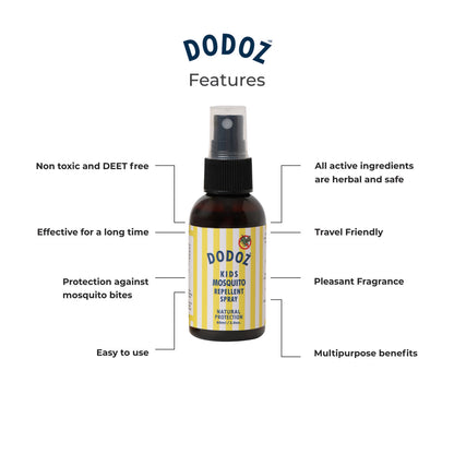 Dodoz Anti-Mosquito Body Spray – Kid-Friendly Formula