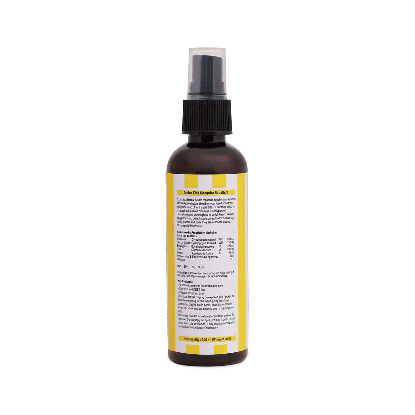 Dodoz Anti-Mosquito Body Spray – Kid-Friendly Formula